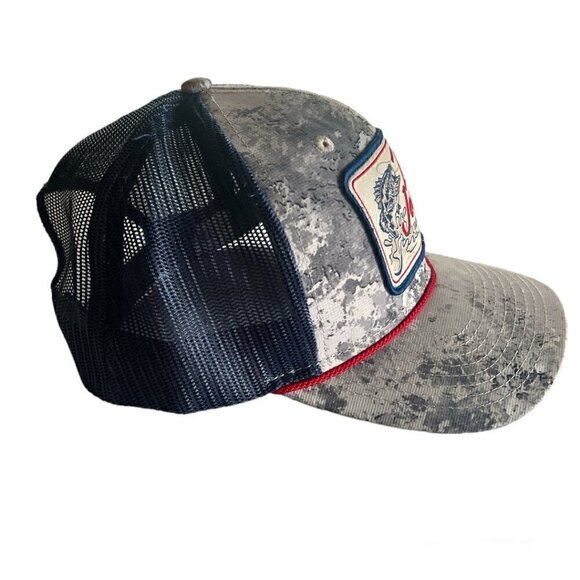 LeRoy Jenkins Largemouth Bass Fishing Mesh Back Snapback Trucker Hat Cap - Picture 4 of 10